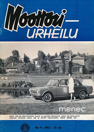 Moottoriurheilu  1963,9