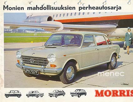 Monien mahdollisuuksien perheautosarja, Morris, esite 