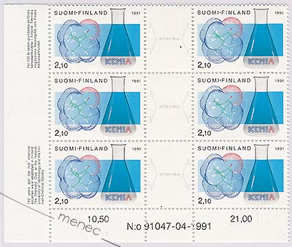 Kemia 1991, numerokuusilo, 3 paria välilöllä 