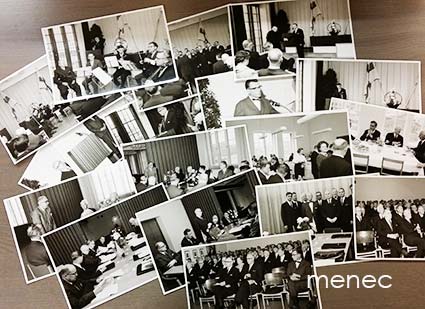 Rautatiehallituksen kokous- ja juhlatilaisuuskuvia, 18 kpl 