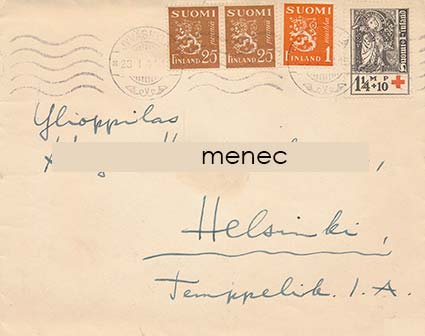 Punainen Risti 1933, 1,25+0,10 
