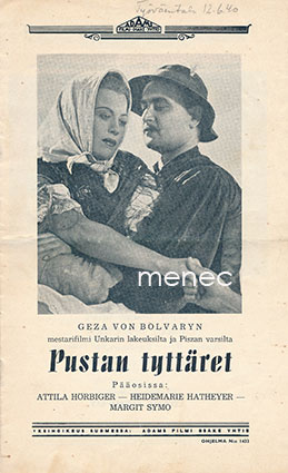 Pustan tyttäret, elokuvamainos 
