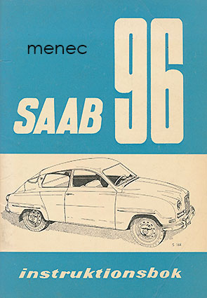 Saab 96 instruktionsbok 