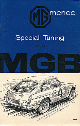 MGB Tourer and GT Special Tuning 