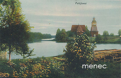 Petäjävesi, kirkko maisemassa 
