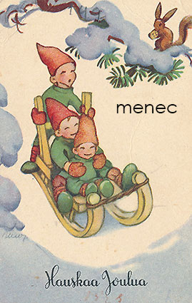 Wendelin, Martta - Tontut kelkkamäessä 