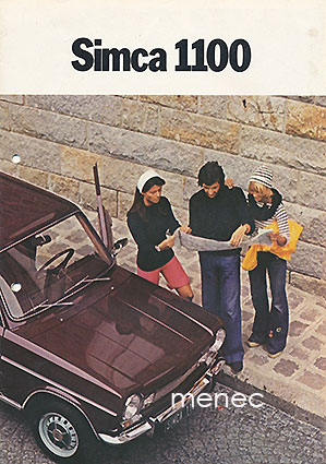 Simca 1000, esite 