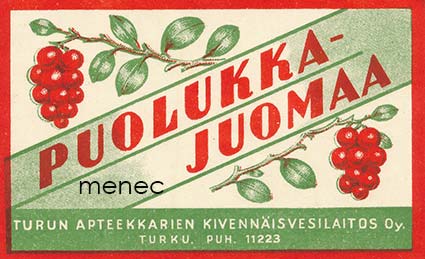 Puolukkajuomaa 