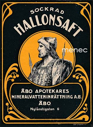 Sockrad hallonsaft 