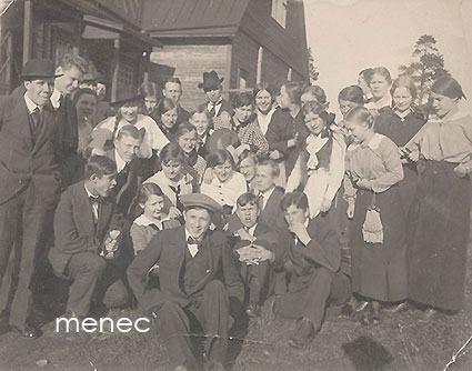 Leppävaara, oppilaita 18.6.1915 