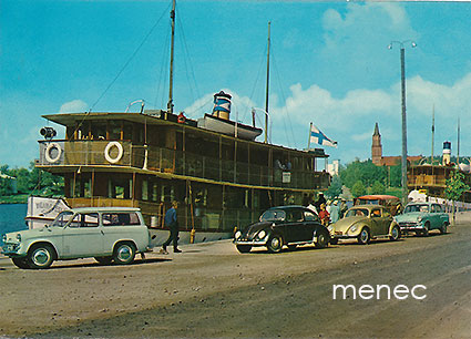 Höyrylaiva Heinävesi Savonlinnan satamassa 