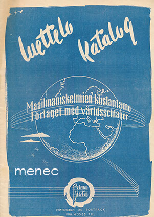 Maailmaniskelmien kustantamo. Luettelo 