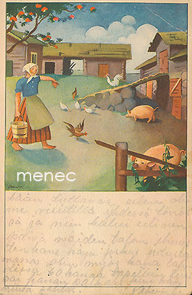Wendelin, Martta - Maalaistalon pihamaa 