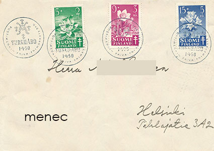 Tuberkuloosi 1950, FDC 