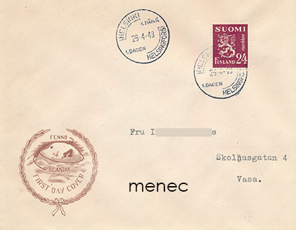 Yleismerkki 24mk, FDC 