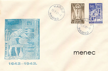Kirjapainotaidon 300-vuotisjuhla 1942, FDC 