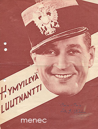 Hymyilevä luutnantti, elokuvamainos 