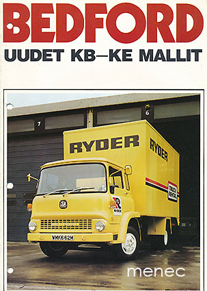 Bedford. Uudet KB-KE mallit 