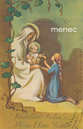 Wendelin, Martta - Maria, Jeesus-lapsi ja tyttö 