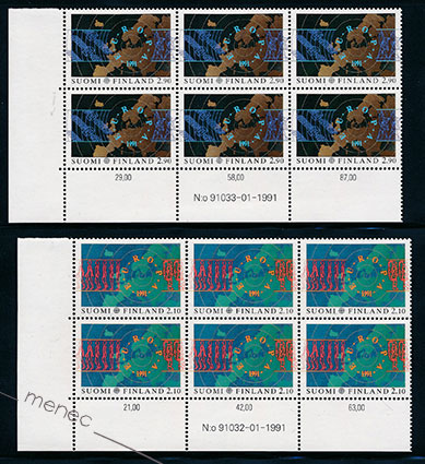Europa 1991, numerokuusilot 