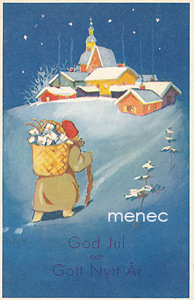 Wendelin, Martta - Joulupukki kylätiellä 