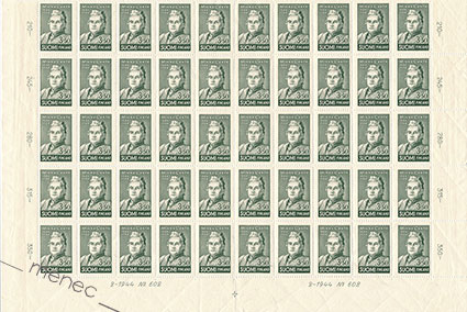 Minna Canth 1944, arkki 100 kpl 