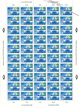 Euroopan neuvosto 1989, arkki 50 kpl 