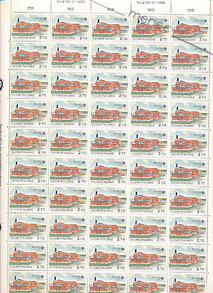 Europa 1990, 2,70, arkki 50 kpl 