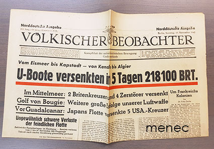 Völkischer Beobachter 15. November 1942. Norddeutsche Ausgabe  1942,319