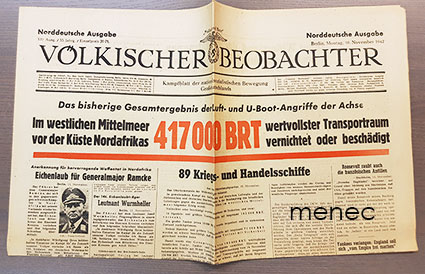 Völkischer Beobachter 16. November 1942. Norddeutsche Ausgabe  1942,320