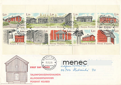 Suomalaisia talonpoikaisrakennuksia 1979, FDC 