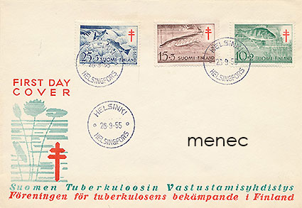 Tuberkuloosi 1955, FDC 