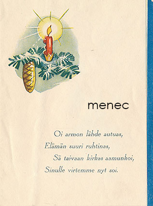 Wendelin, Martta - Oi armon lähde autuas ... 