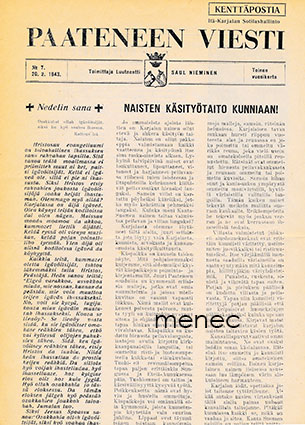 Paateneen viesti  1943,7
