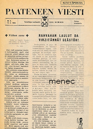 Paateneen viesti  1943,6