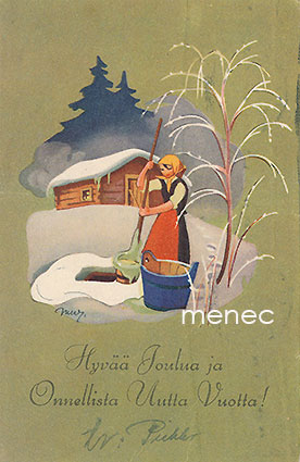 Wendelin, Martta - Nainen kaivolla 