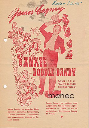 Yankee Doodle Dandy, elokuvaesite 