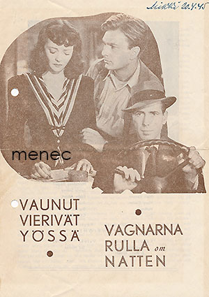 Vaunut vierivät yössä, elokuvaesite 