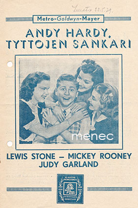 Andy Hardy, tyttöjen sankari, elokuvaesite 