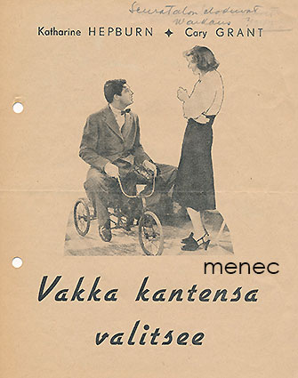 Vakka kantensa valitsee, elokuvaesite 