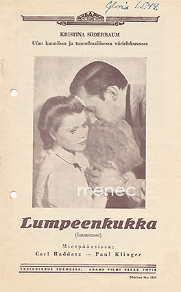 Lumpeenkukka, elokuvaesite 