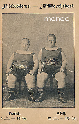 Jättiläisveljekset Fredrik ja Adolf 