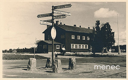 Ivalo, Matkailumaja, tienviitat 