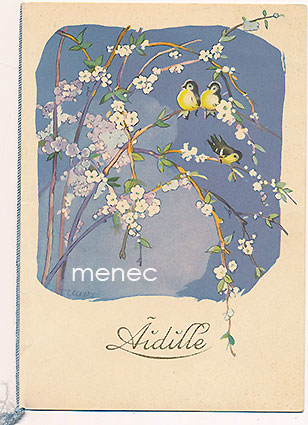 Wendelin, Martta - Kukkiva omenapuu, äitienpäiväadressi 