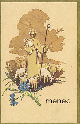 Wendelin, Martta - Jeesus paimenessa, taittokortti 