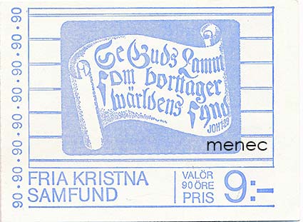 Ruotsi, Fria kristna samfund 1978, vihko H306 