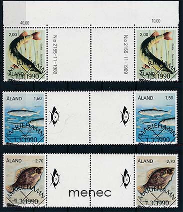 Ahvenanmaa, Kaloja 1990, parit välilöllä, loistot 