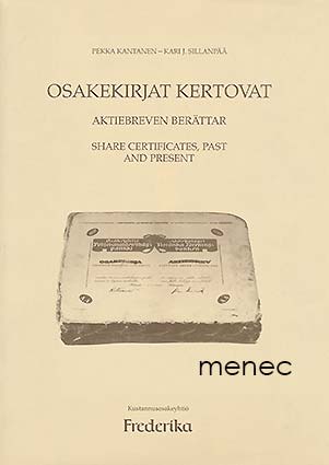 Kantanen, Pekka & Sillanpää, Kari J. - Osakekirjat kertovat 