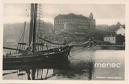 Helsinki, purjealus Siltavuorenrannan edessä 