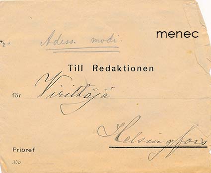 Vapaakirje Virittäjän toimitukselle 